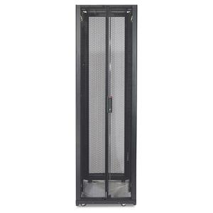 Netshelter Sx 48u 600mm Wide X 1200mm Deep Enclosure With Sides & No Doors Black