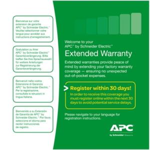 1 Year Extended Warranty for (1) Easy UPS SMV up to 1