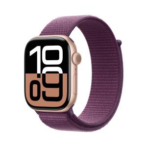 Watch Series 10 Gps + Cellular 46mm Rose Gold Aluminium Case With Plum Sport Loop