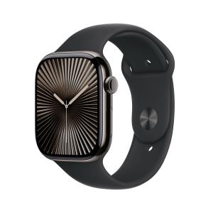 Watch Series 10 Gps + Cellular 46mm Slate Titanium Case With Black Sport Band - S/m