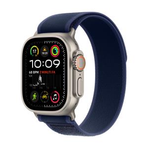 Watch Ultra 2 Gps + Cellular 49mm Natural Titanium Case With Blue Trail Loop - M/l