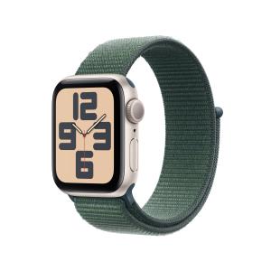 Watch Se Gps 40mm Starlight Aluminium Case With Lake Green Sport Loop