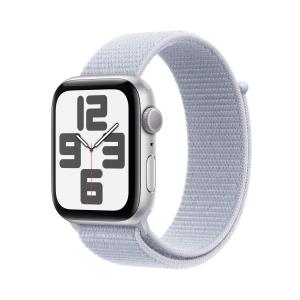 Watch Se Gps 44mm Silver Aluminium Case With Blue Cloud Sport Loop