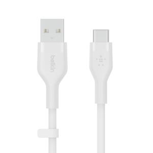 Boost Charge USB-a To USB-c Silicon 1m White