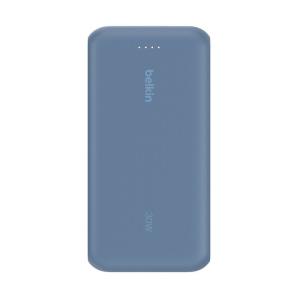 20k Pd30w Integrated USB-c Cable Power Bank Blue
