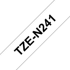 Tape 18mm Non Lami Black On White (tze-n241)