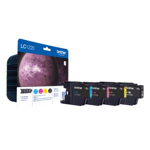 Ink Cartridge - Lc1220 - Multipack - 300 Pages - Black / Cyan / Magenta / Yellow