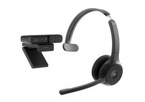 Bundle Headset721 + Deskcam1080p Carbonbl