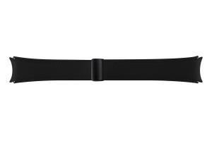 D-buckle Hybrid Leather Band - Black - For Samsung Galaxy Watch 6 Series