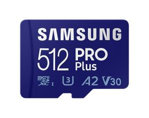 Micro Sd Card Pro+ 512GB U3, V30, A2 Blue