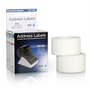 Label White Slp-2rl 28x89mm 130 Lab/roll 2 Roll/box