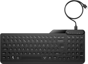 Multi-Device Wired Keyboard 405 - Backlit - Qwerty Int'l
