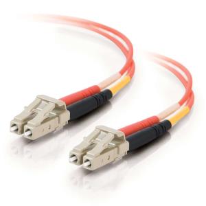 Fibre Optic Cable Lc-lc 50/125 Om2 Duplex Multimode Pvc (lszh) Orange 20m