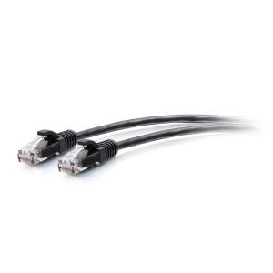 Patch cable Slim - CAT6a - UTP - Snagless - 30cm - Black