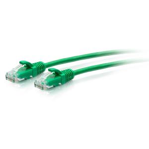 Patch cable Slim - CAT6a - UTP - Snagless - 30cm - Green