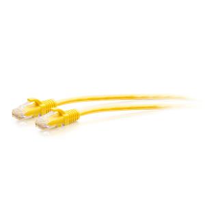 Patch cable Slim - CAT6a - UTP - Snagless - 30cm - Yellow
