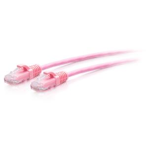 Patch cable Slim - CAT6a - UTP - Snagless - 90cm - Pink