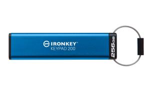 Ironkey Keypad 200 - 256GB USB Stick - USB 3.2 - FIPS 140-3 Level 3 (pending) With Aes 256-bit Encrypted