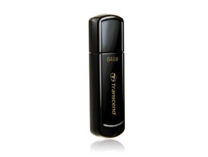 Jetflash 350 - 64GB USB Stick - USB 2.0 - Black