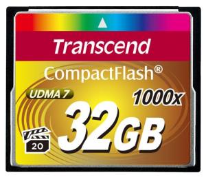32GB Compactflash Card 1000x Up To Writespeed 160mb/s And Writespeed Up To 120mb/s