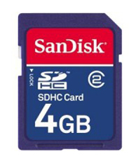SanDisk SDHC Card - 4GB