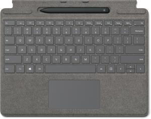 Surface Pro X Signature Keyboard With Slim Pen - Concrete - Qwertzu Swiss-lux