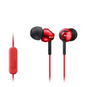 Headset - Mdr-ex110 - Earbuds - Wired 9mm - Red