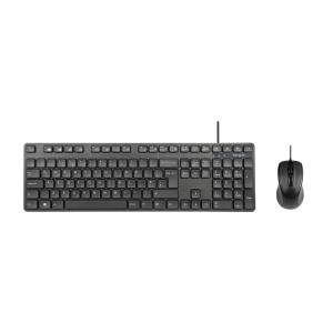 Full Size Wired Keyboard And Mouse Combo Black (es)