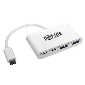 TRIPP LITE USB 3.1 Gen 1 Portable Hub 4-Port USB-C to (x2) USB-A and (x2) USB-C