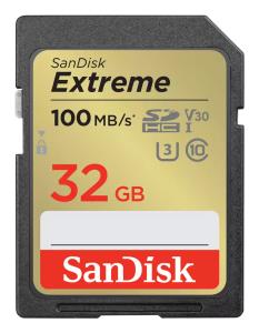 Extreme 32GB SDHC Memory Card 2-Pack 100MB/s 60MB/s UHS-I Class 10 U3 V30