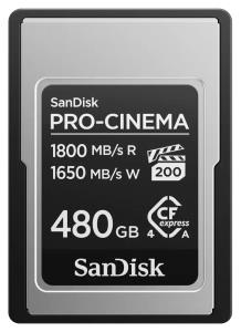 SanDisk PRO-CINEMA CFexpress Type A Card 480GB
