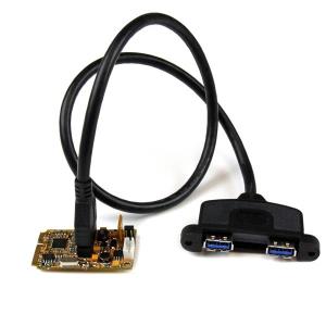 Mini Pci-e USB 3.0 Adapter Card W/ Bracket Kit 2 Port Superspeed