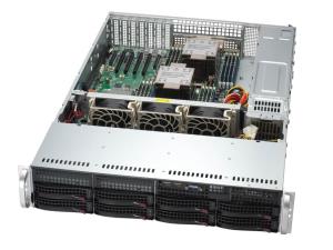 Mainstream SuperServer SYS-621P-TRT - LGA 4677 - C741 - 16x DIMM up to 4TB - 4 Pci-e 5.0 x16 (LP) 2 Pci-e 5.0 x8 (LP) - 1200W Redundant Titanium