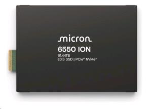 SSD - Micron 6550 ION - 30.7TB - Pci-e Gen5 1x4 - E3.S-1T - 512bytes TCG Opal FIPS