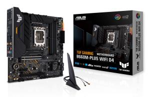 Motherboard TUF GAMING B660M-PLUS Wi-Fi D4 / LGA1700 B660 DDR4 128GB mATX