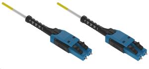 Fiber Optic Patch Cable - LSZH - LC/LC - Yellow - 1m