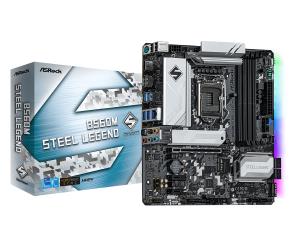 Motherboard B560m Steel Legend LGA1200 Intel B560 4 X Ddr4 USB 3.2 SATA 3 7.1ch Hd Audio MATX