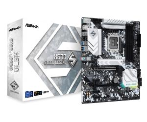 Motherboard H670 Steel Legend LGA1200 Intel H670  4 X Ddr4 USB 3.2 SATA 3 7.1ch Hd Audio ATX