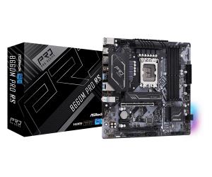 Motherboard B660m Pro Rs LGA1200 Intel B660 4 X Ddr4 USB 3.2 SATA 3 7.1ch Hd Audio MATX