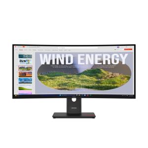 Desktop USB-C Monitor - ThinkVision T34WD-40 - 34in - 3440x1440 (UWQHD) - 4ms VA 99% sRGB, 99% BT.709