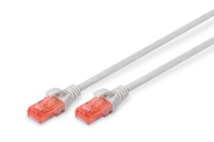 Patch cable Copper conductor - CAT6 - U/UTP - Snagless - 1.5m - Grey