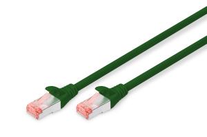 Patch cable - CAT6 - S/FTP - Snagless - Cu - 25cm - green