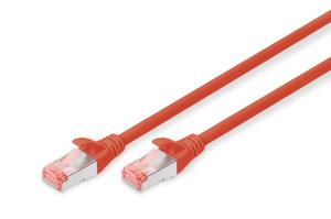 Patch cable - CAT6 - S/FTP - Snagless - Cu - 25cm - red