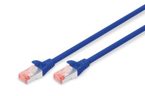 Patch cable - CAT6 - S/FTP - Snagless - Cu - 50cm - blue