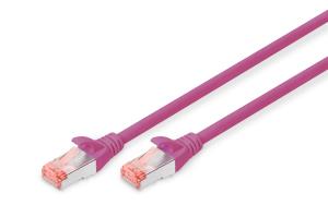 Patch cable - CAT6 - S/FTP - Snagless - Cu - 2m - magenta