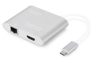 USB Type-C USB 3.0 Multiport adapter 4K HDMI 2 USB 3.0 port, 1 Gigabit Ethernet 1x HDMI