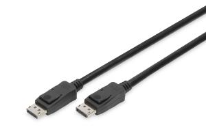 DisplayPort Cable, M/M, 1m Ultra HD 8K, Vers. 1.3/1.4, standard