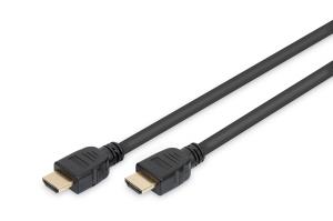 HDMI Ultra High Speed connection cable, type A M/M, 1m w/Ethernet, UHD 8K 60p, black