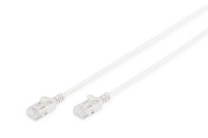 Slim Patch cable - CAT6 - U/UTP - Snagless - Cu - 2m - grey