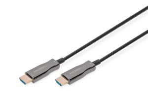 HDMI AOC hybrid-fiber connection cable, Type A M/M, 20m UHD 4K@60Hz, CE, black